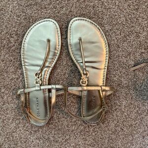 Cole Haan size 9 women’s gold sandals